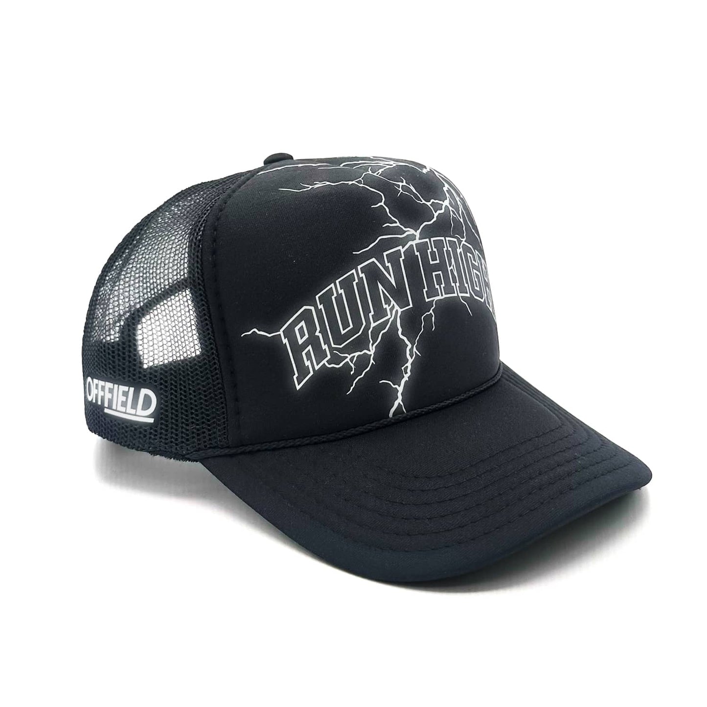 Run High | Lightning Strike Trucker Hat