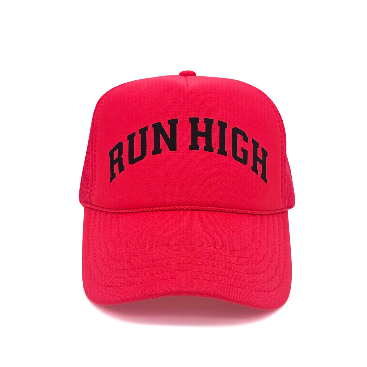Run High | Red Trucker Hat